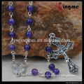 6mm Amatista gemstone beads rosary